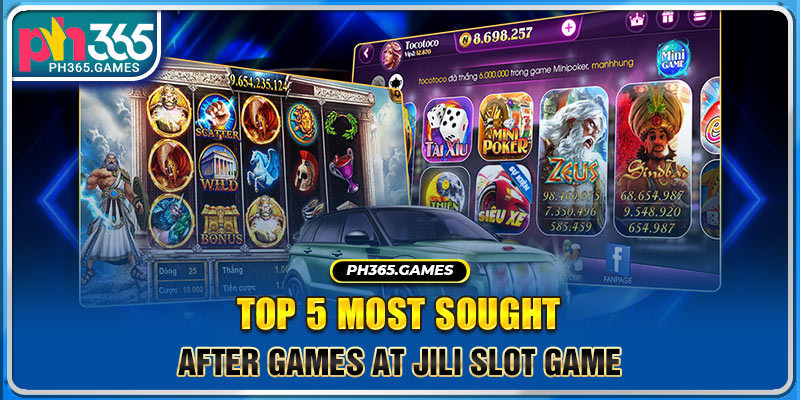 Top 5 most sought after games at Jili slot game