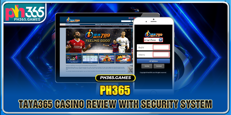 Taya365 casino review with security system